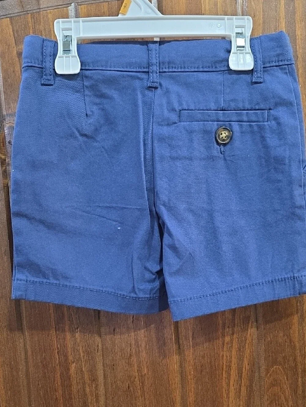 Carter's Toddler Boys Solid Navy Cotton Shorts